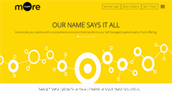 Desktop Screenshot of moresuperannuation.com